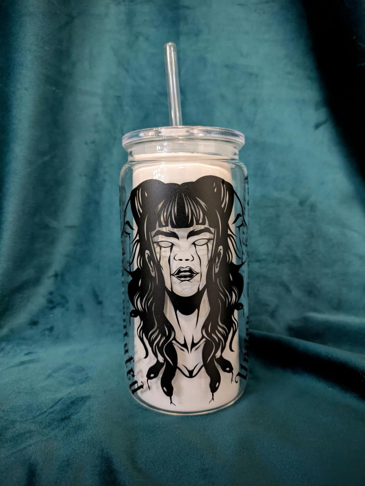 “Over stimulated & Under Caffeinated” Three-faced Dark Goddess – 19 oz | tiHERas Lifestyle