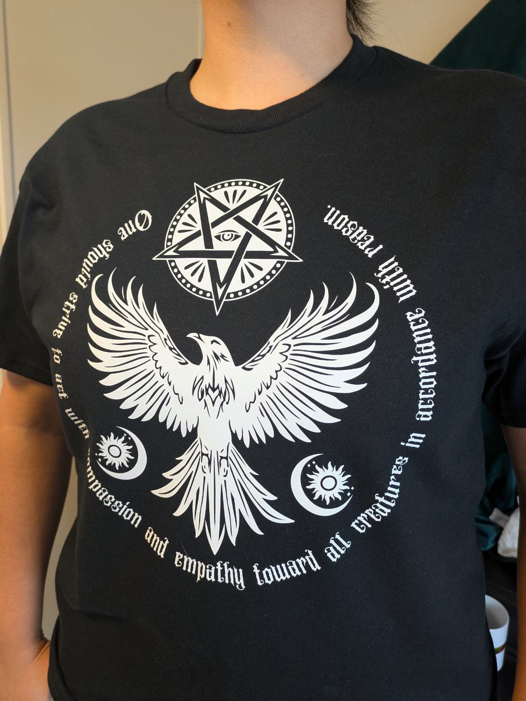 “Compassion & Rebellion” Occult-Inspired Shirt | tiHERas Lifestyle