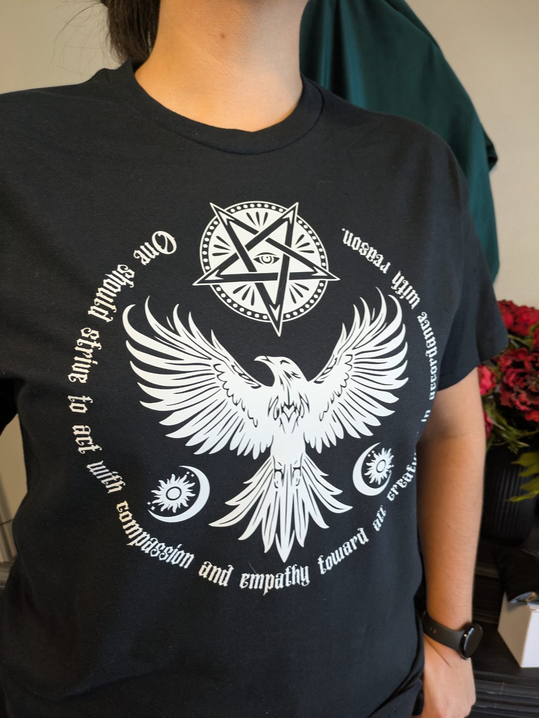 “Compassion & Rebellion” Occult-Inspired Shirt | tiHERas Lifestyle