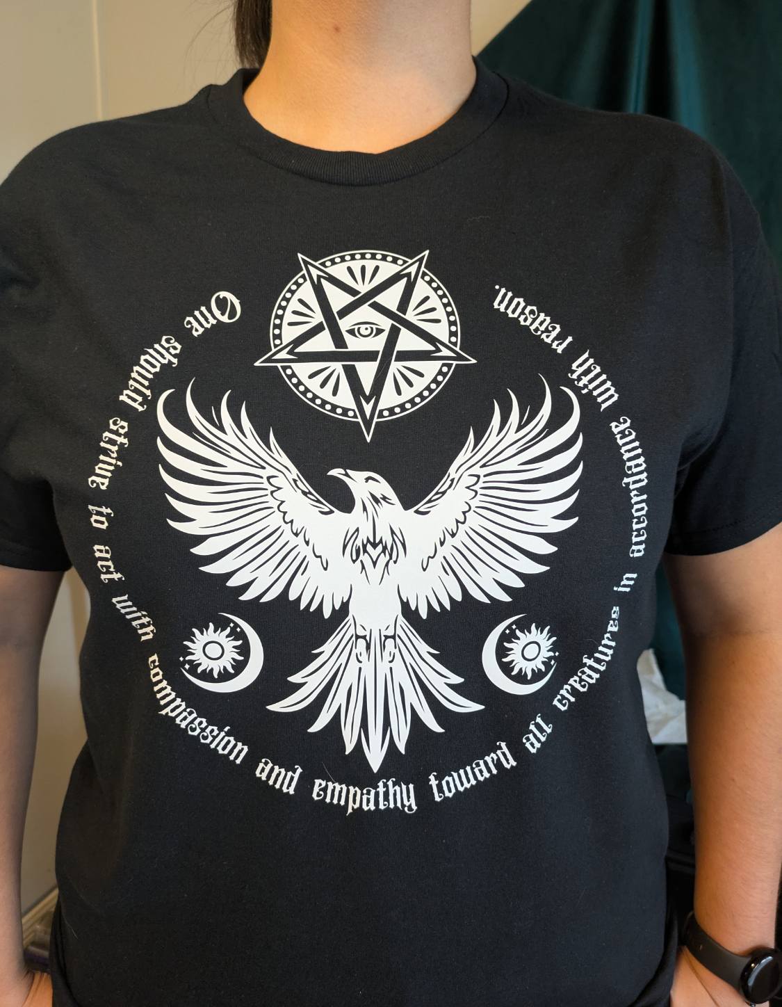 “Compassion & Rebellion” Occult-Inspired Shirt | tiHERas Lifestyle