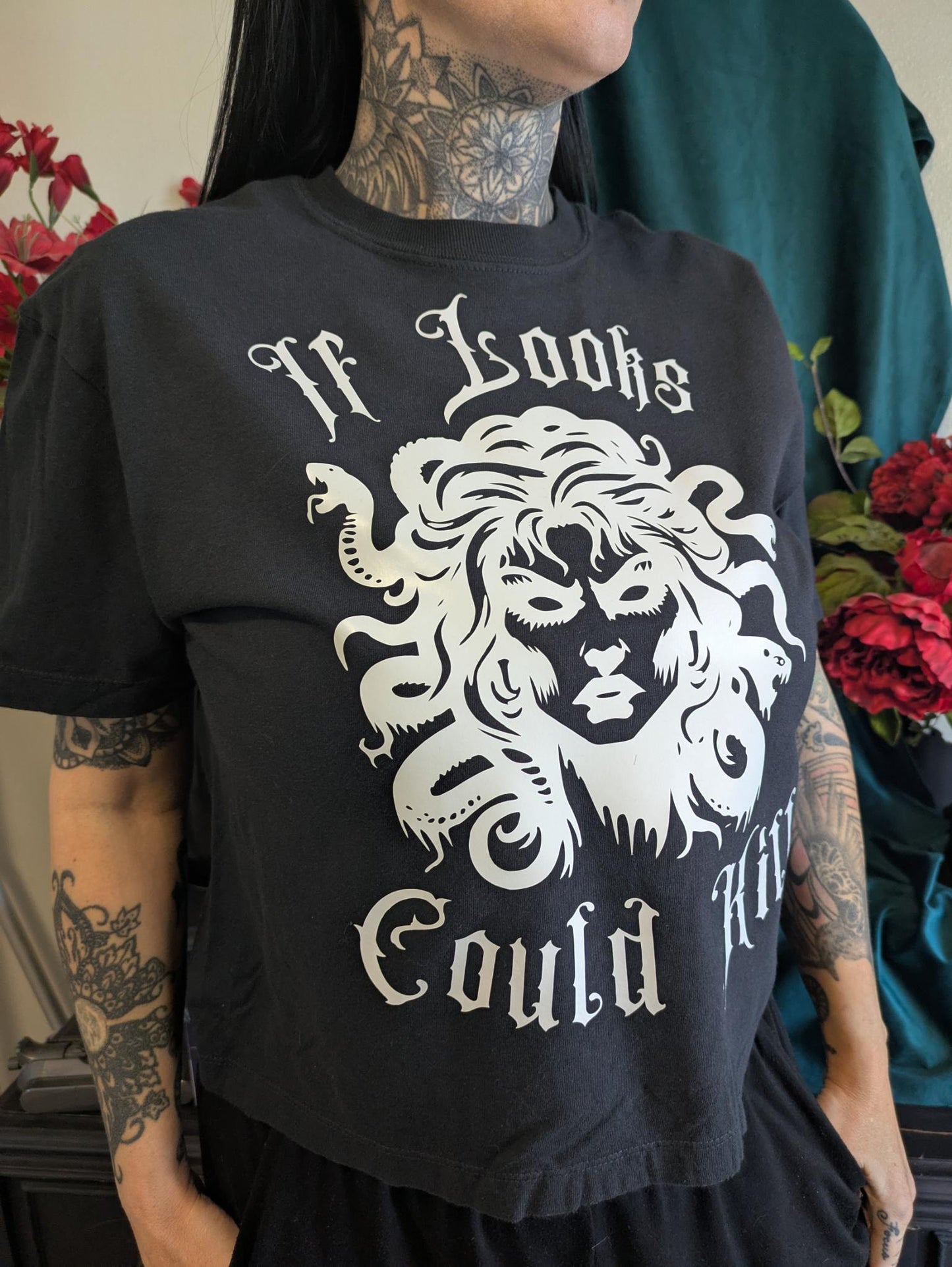 “If Looks Could Kill” Medusa Shirt – by tiHERas Lifestyle