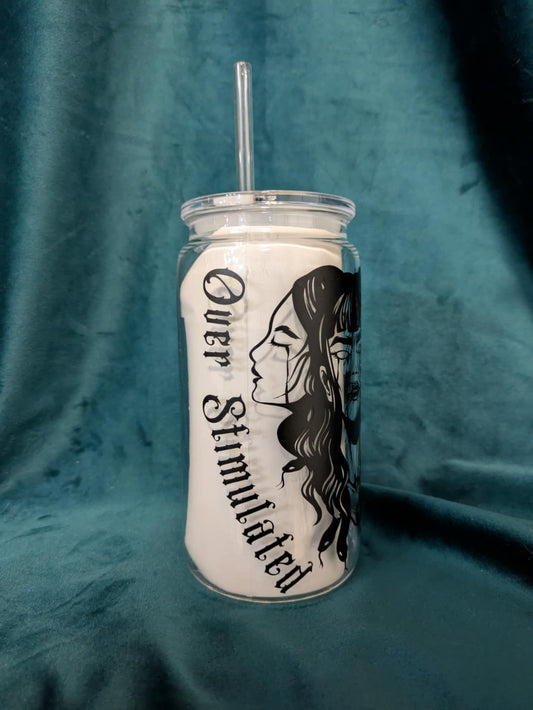 “Over stimulated & Under Caffeinated” Three-faced Dark Goddess – 19 oz | tiHERas Lifestyle